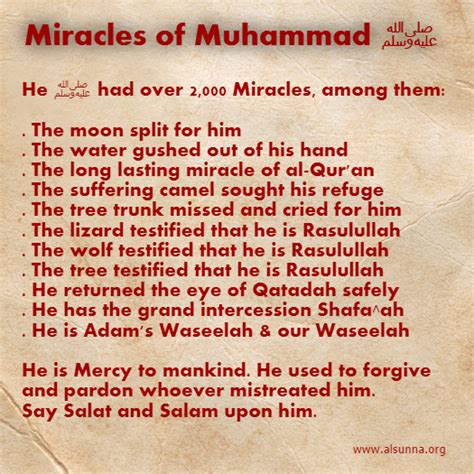 The 3000 Miracles of Prophet Mohamad (Peace Be Upon Him) | by Ahmad J ...