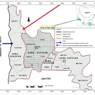 Map of Ogun State showing study location. | Download Scientific Diagram