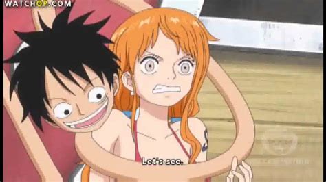 Luffy & Nami Cute Moment 面白い一枚 - YouTube