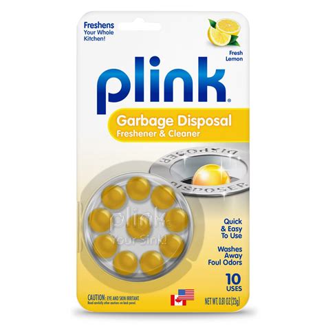 SUMMIT BRANDS Plink Garbage Disposal Cleaner, Lemon Scent-PLM12T - The ...