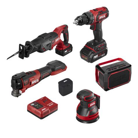 PWRCORE 20™ Brushless 20V 6-Tool Combo Kit with PWRJump™ Charger by SKIL