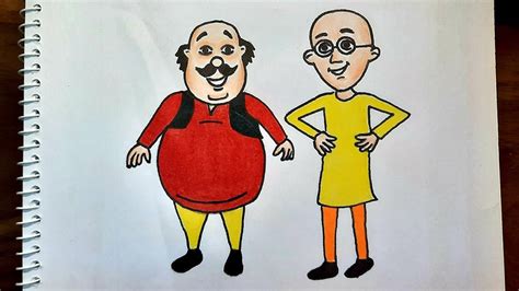 How to Draw Motu Patlu Cartoon step by step| SuchonaRt. - YouTube