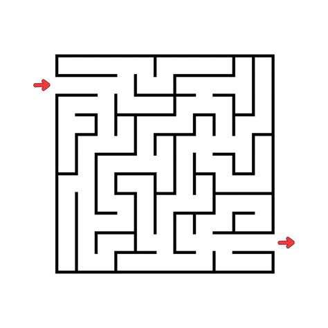 Square maze Game for kids 2416178 Vector Art at Vecteezy