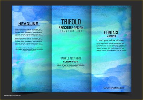 Free tri fold brochure templates for photoshop - Boshigh