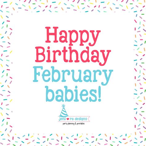 Happy Birthday February loves! • jeni ro designs