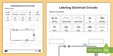 Labeling Electrical Circuits Activity (profesor hizo)