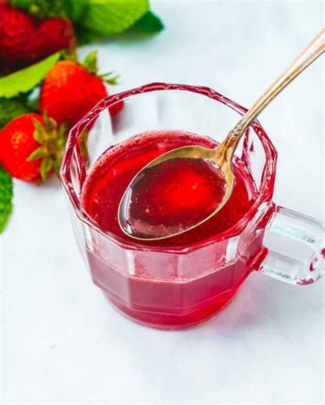 Strawberry Syrup Recipe – A Couple Cooks