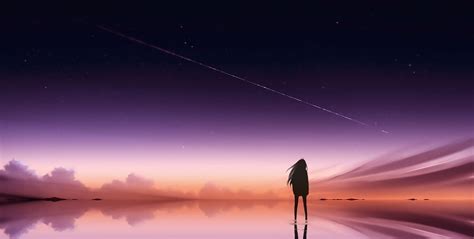 Hd Wallpaper Anime Girl Alone - wallpaper girl