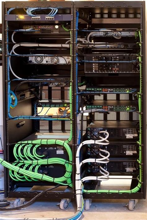 Computer Science and Engineering: Network switches in rack