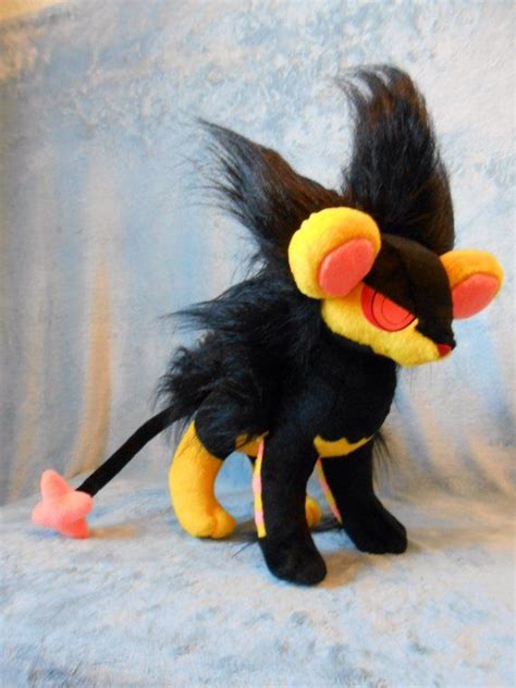 Pokemon inspired shiny Luxray Rentorar large size plush (50x75 cm ...