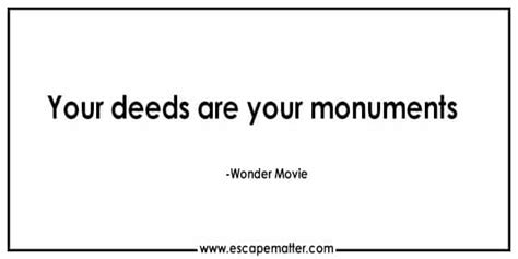 Wonder Movie Quotes | Inspirational Movie Quotes | Escape Matter ...