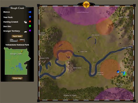 Slough Creek/Map - WolfQuest Wiki