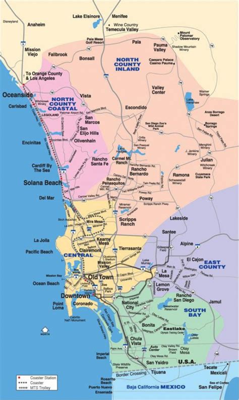 Printable Map Of San Diego County - Printable Maps