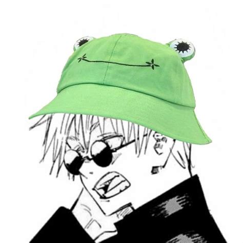 gojo satoru ♡ in 2021 | Jujutsu kaisen icons, Catboy hooni, Frog hat