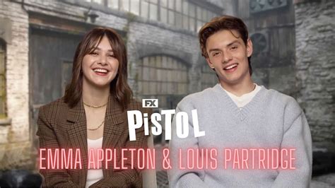 INTERVIEW: Emma Appleton & Louis Partridge | Pistol - YouTube