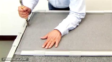 How To Remove A Window Screen - Gently press the top corner of the ...