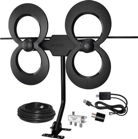 Antennas Direct - ClearStream 4MAX Complete Amplified Indoor/Outdoor ...