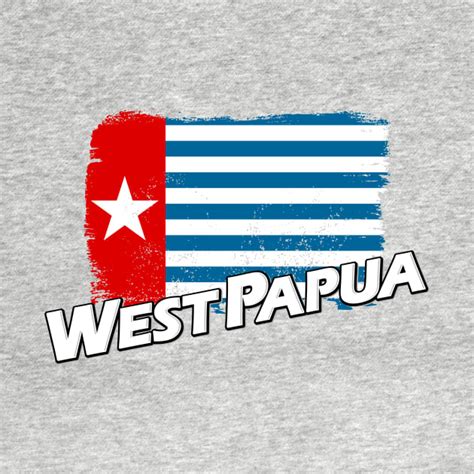 West Papua flag - West Papua - T-Shirt | TeePublic