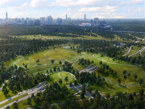 Memorial Park breaks ground on stunning and sprawling new land bridge ...