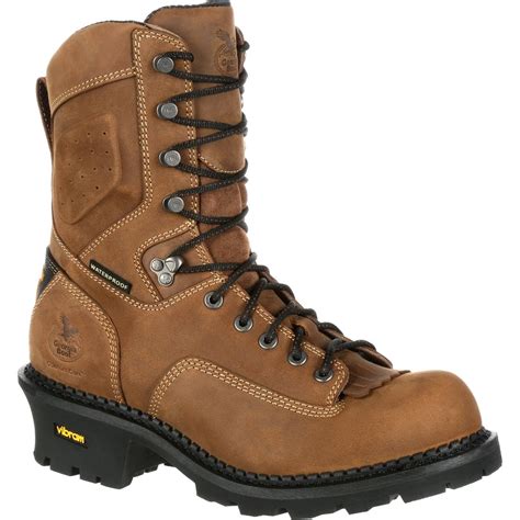 Men's Georgia Boots Comfort Core Logger Waterproof Work Boots Botas De ...