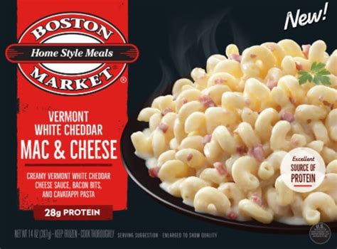 Boston Market Vermont White Cheddar Mac & Cheese Frozen Meal, 14 oz ...