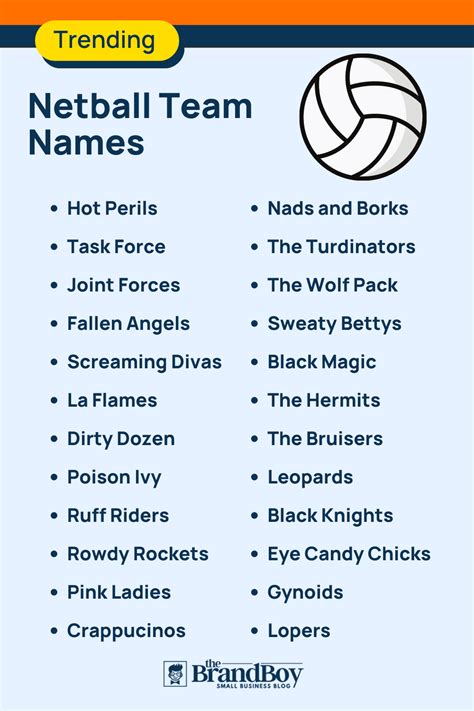 500 Cool Netball Team Names Ideas (Generator) - BrandBoy