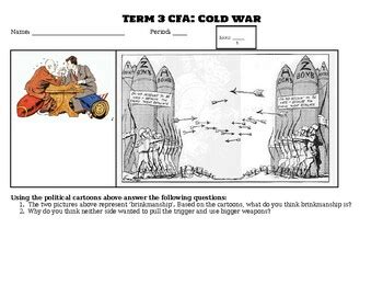 Cold war brinkmanship assignment by The Sassy History Teacher | TPT