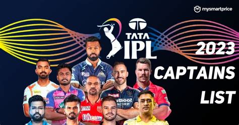 IPL 2023 Captains List (2008-23): Check Full List of IPL Captains for ...