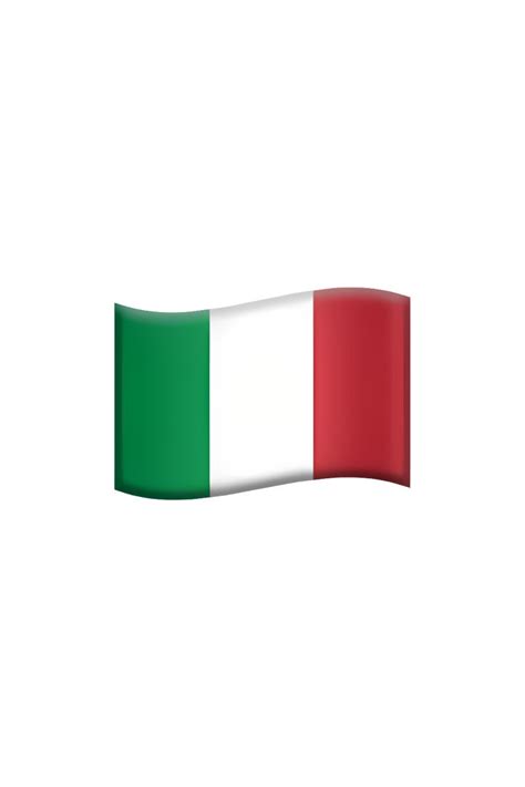 Vibrant Italian Flag Emoji