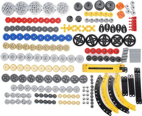 SEEMY 233PCS Gear Set for Technic Series Parts Compatible with Lego ...