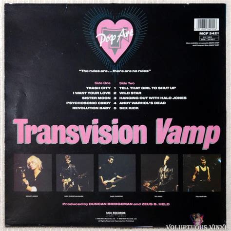 Transvision Vamp ‎– Pop Art (1988) Vinyl, LP, Album – Voluptuous Vinyl ...