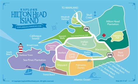 Printable Map Of Hilton Head Island