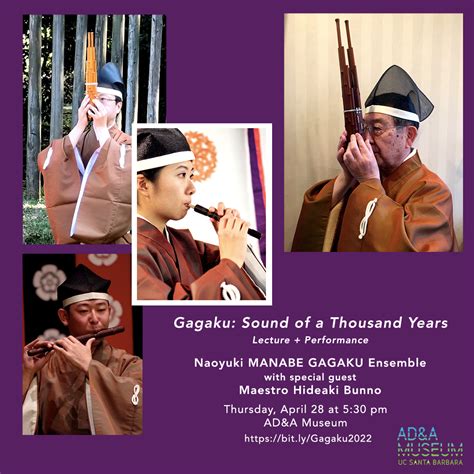 Gagaku: Sound of a Thousand Years — Lecture + Performance – East Asian ...