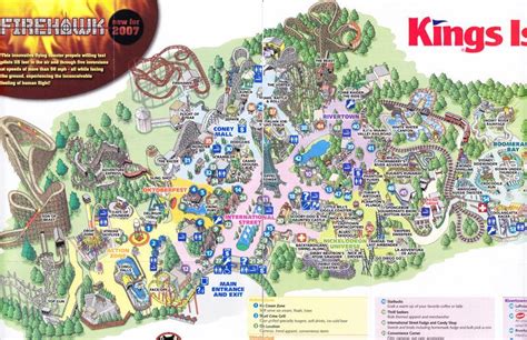 2007 Kings Island Map | Kings island, Antique cars, Island map