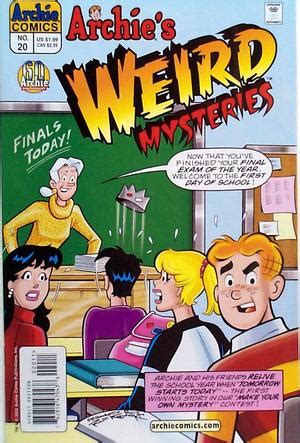 Archie's Weird Mysteries Vol. 1, No. 20 | Archie Comics Back Issues | G ...