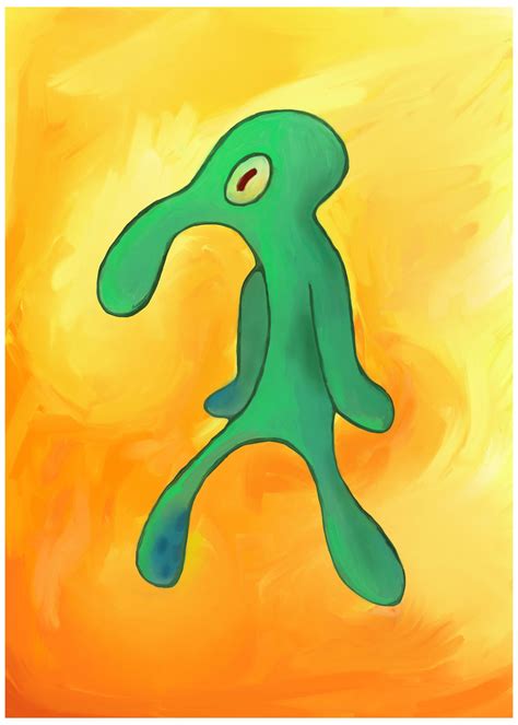 Bold and Brash Squidward #spongebob #painting #squidward This funny ...