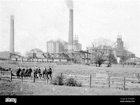 South Kirkby Colliery early 1900s Stock Photo - Alamy