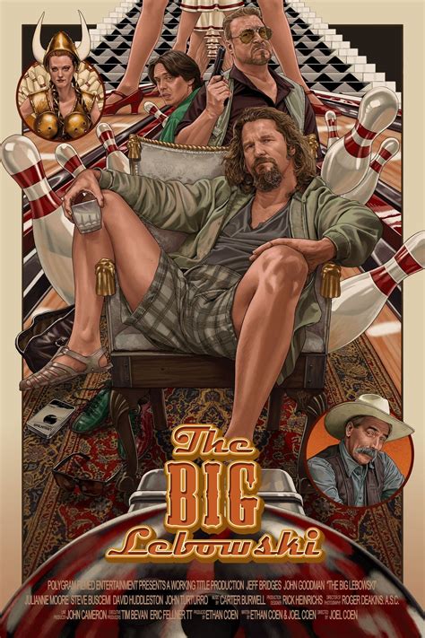 The Big Lebowski (1998) Poster - Stoner filmes fotografia (43219579 ...