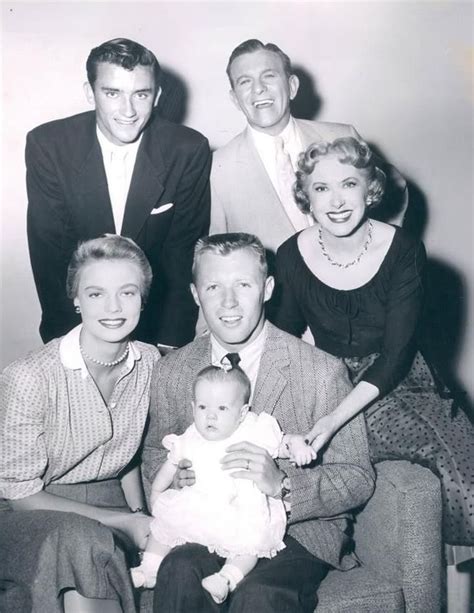 George Burns with wife Gracie Allen and their family