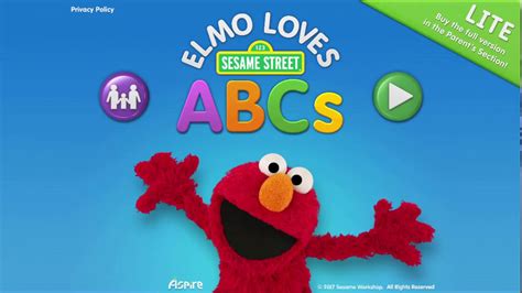 Elmo Loves ABCs - YouTube