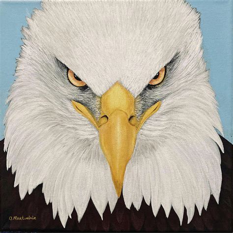 American Bald Eagle Painting by Carole Martindale - Fine Art America