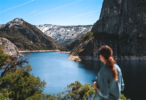 On Wapama Falls Trail In Hetch Hetchy Reservoir, The Less Crowded Half ...