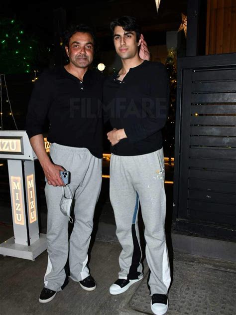 Pictures: Bobby Deol and son, Aryaman Deol photographed | Filmfare.com