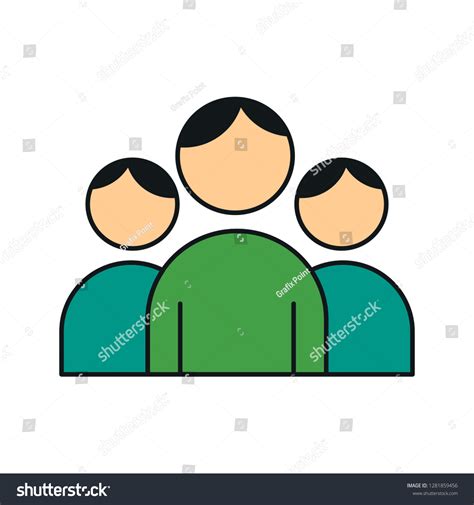 Vector Team Icon Stock Vector (Royalty Free) 1281859456 | Shutterstock