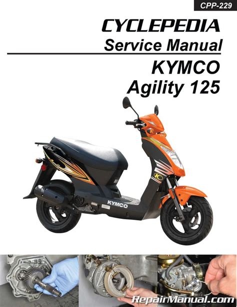 Cyclepedia KYMCO Agility 125 Scooter Printed Service Manual