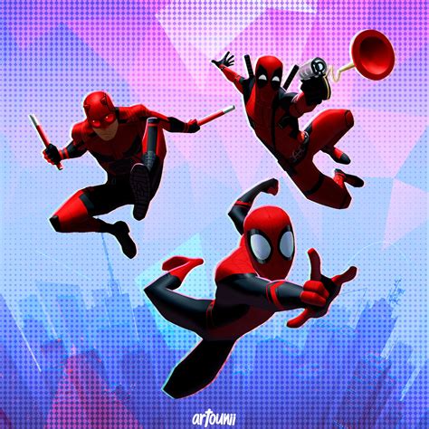 2 Red Team: Into the Spider-Verse Style (Art by Anthony Khim) : r ...