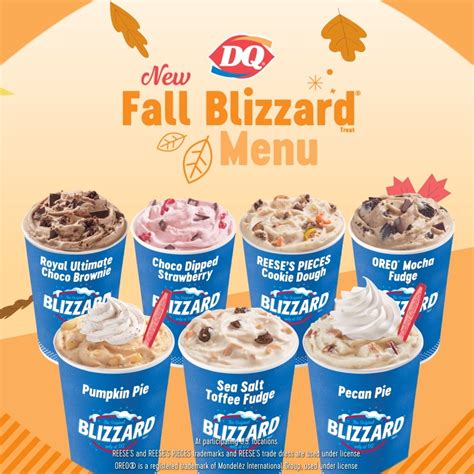 New Fall Blizzard Menu! | Ahh BLIZZARD Treats are so beautiful this ...