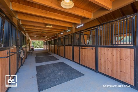 Horse Barn Kits - DC Structures