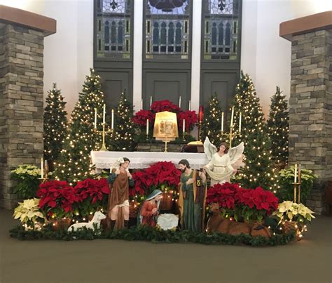 Stunning Christmas Decorations at St Joseph Catholic Church