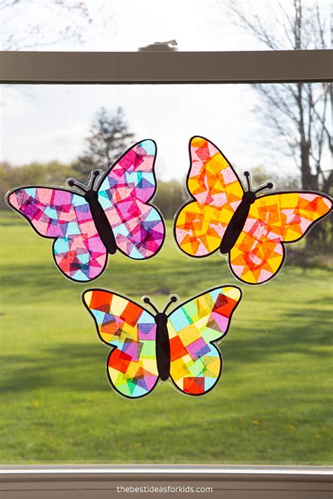 Butterfly Suncatcher - The Best Ideas for Kids